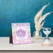 Plaque Photo Table Princess Crown personnalisée (Insitu)