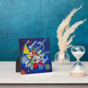 Plaque Photo Tableau bleu Wassily Kandinsky