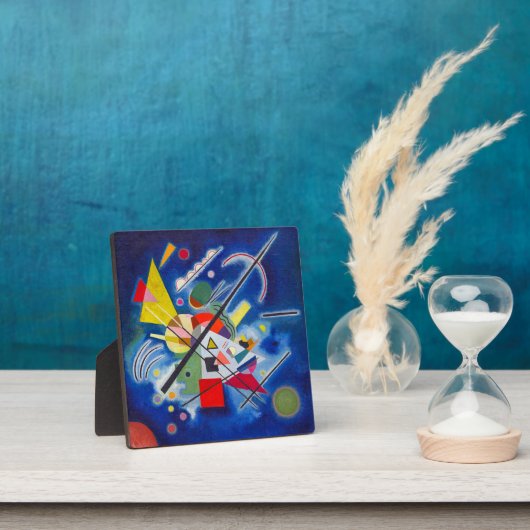 Plaque Photo Tableau bleu | Wassily Kandinsky | (Insitu)