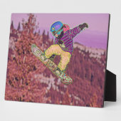 Plaque Photo Tableau de snowboard (Côté)