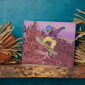 Plaque Photo Tableau de snowboard (Côté)
