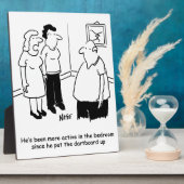 Plaque Photo Tableau noir dans la chambre. Drôle dessin (Côté)