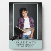 Plaque Photo Tableau noir moderne Diplôme de Diplôme Photo (Devant)