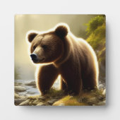 Plaque Photo Tablet PC Portrait Faune Ours Brown (Devant)