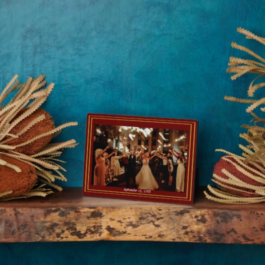 Plaque photo Tabletop avec Easel (Côté)