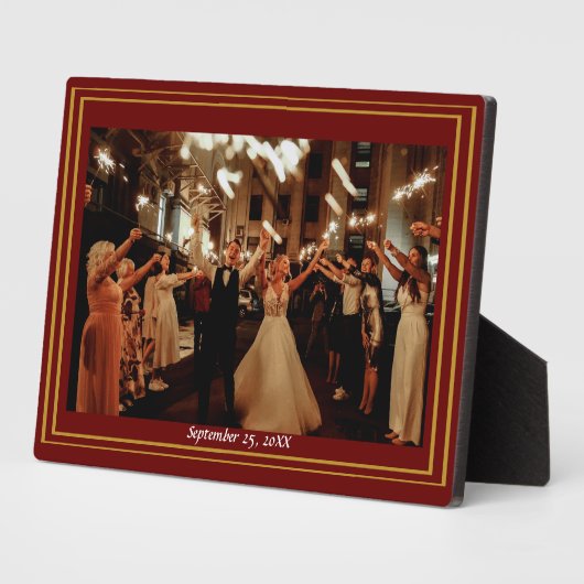 Plaque photo Tabletop avec Easel (Côté)