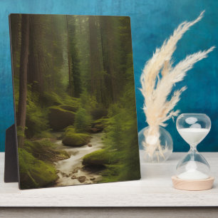 Plaque Photo Tabletop d'un flux forestier