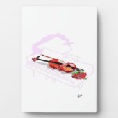 Plaque Photo Tabletop Easel avec toile Nuage de musique (Devant)