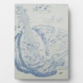 Plaque Photo Tabletop Easel : Instruments grecs (Devant)