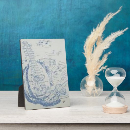 Plaque Photo Tabletop Easel : Instruments grecs (Côté)