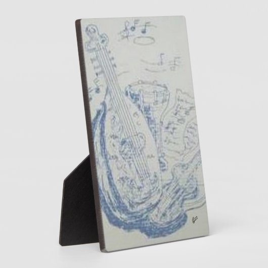 Plaque Photo Tabletop Easel : Instruments grecs (Côté)