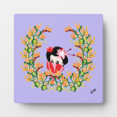 Plaque Photo Tabletop Easel With Canvas : Elegants (Devant)