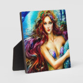 Plaque Photo Tablette d'art Imaginaire de fille de Neptune (Recto)