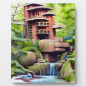 Plaque Photo Tablette d'Art numérique de la Maison d'Arbre Arch (Devant)