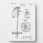 Plaque Photo Tablette patte de ski vintage (Devant)