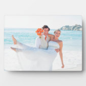 Plaque Photo Tablette photo mariage intégrée en acier (Devant)