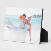 Plaque Photo Tablette photo mariage intégrée en acier (Côté)