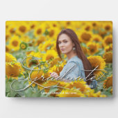 Plaque Photo Tablette photo sans cadre pour diplômés (Devant)