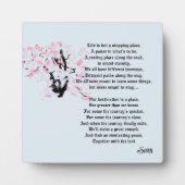 Plaque Photo Tablette W/Canvas : Arbre De Vie (Devant)