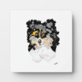 Plaque Photo Tablette W/Canvas : Puppy Love (Devant)