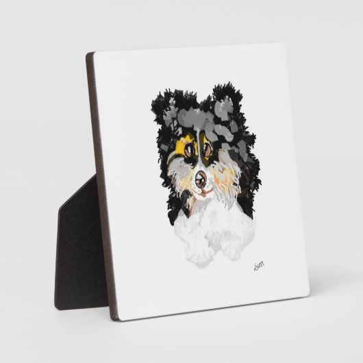 Plaque Photo Tablette W/Canvas : Puppy Love (Recto)