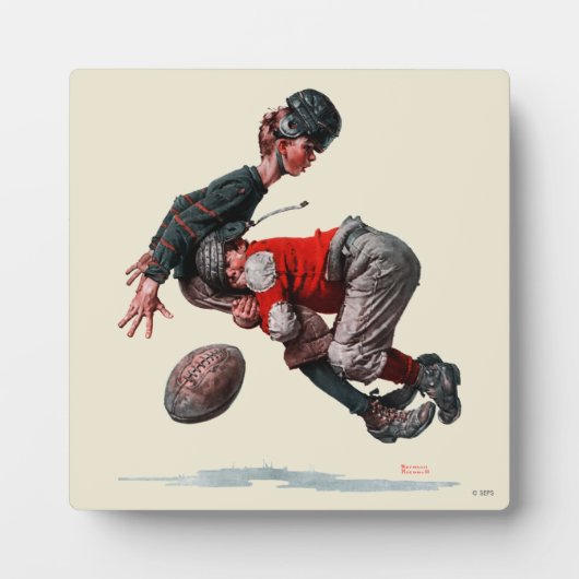 Plaque Photo Tackled (Devant)