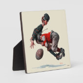 Plaque Photo Tackled (Recto)