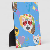 Plaque Photo taco cat emoji (Côté)