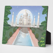 Plaque Photo Taj Mahal (Côté)