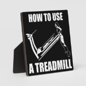 Plaque Photo Tapis de course - Entraînement de nouveauté amusan (Recto)