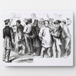 Plaque Photo Tapis de tapis, fin des années 1860 (gravure) (pho