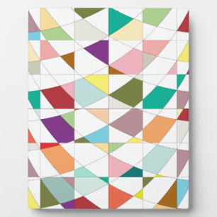 Plaque Photo Tapisserie aux couleurs Abstraites
