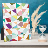 Plaque Photo Tapisserie aux couleurs Abstraites (Côté)