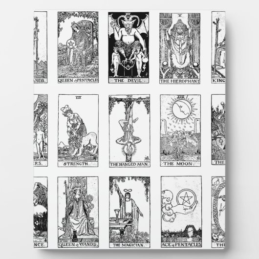 Plaque Photo tarot antique (Devant)