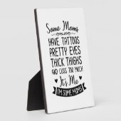Plaque Photo Tatoué Maman C'Est Moi (Côté)