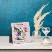 Plaque Photo Tea Fairies (Insitu)