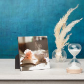 Plaque Photo Tea Time avec un bon livre (Insitu)