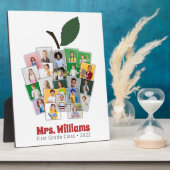 Plaque Photo Teacher Apple Collage Cadeau de l'enseignant 22 Ph (Côté)