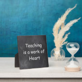 Plaque Photo Teaching Work Heart Chalkboard Design Venin Idea (Insitu)