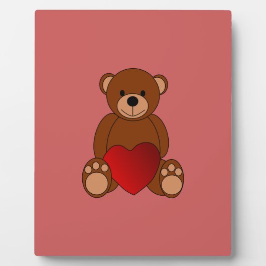 Plaque Photo Teddy Love (Devant)