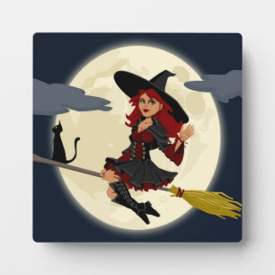 PLAQUE PHOTO TÉMOIN HALLOWEEN REDHEADED