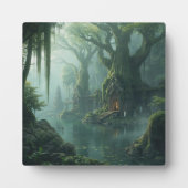 Plaque Photo Temple of Moss and Mist (Devant)