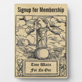 Plaque Photo Temps D'Attente Pour Aucun lecteur D'Appartenance  (Devant)