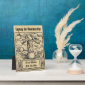 Plaque Photo Temps D'Attente Pour Aucun lecteur D'Appartenance  (Côté)