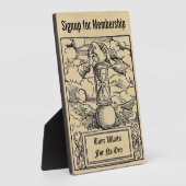 Plaque Photo Temps D'Attente Pour Aucun lecteur D'Appartenance  (Côté)