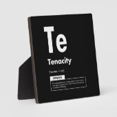 Plaque Photo Tenacité - Élément De Succès - Motivation (Recto)