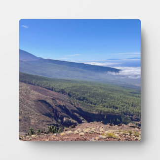 Plaque Photo Tenerife view