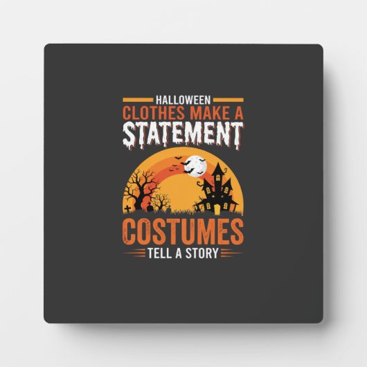 Plaque Photo Tenues de Halloween Déclaration Conception de Mais (Devant)