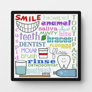 Plaque Photo Termes dentaires Métro Art