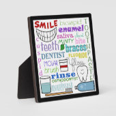 Plaque Photo Termes dentaires Métro Art (Recto)